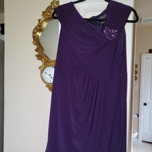Jessica Howard Purple Cocktail Dress Size12 Petite
